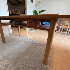 無印良品／木製ローテーブル　オーク材 の画像