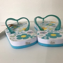 ビーチサンダル　18センチ　新品　汚れありの画像