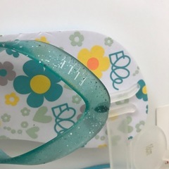 ビーチサンダル　18センチ　新品　汚れありの画像