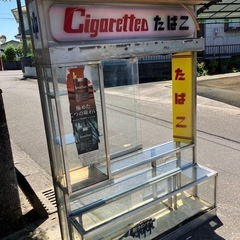 短期間掲載※プロフィール必読【手直し必要】タバコショーケース・板...