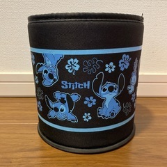 カー用品　ディズニー　スティッチ　ゴミ箱　くずかご