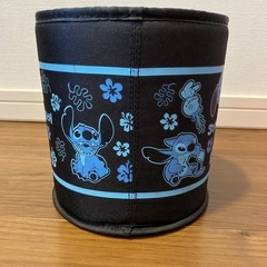 カー用品　ディズニー　スティッチ　ゴミ箱　くずかごの画像