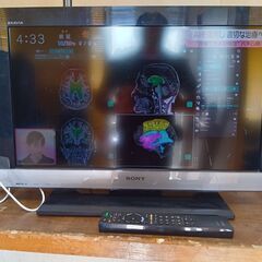 SONY 26型液晶テレビ 2010年製 リモコン付き※画面傷有の画像