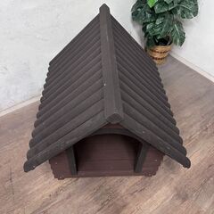 新品　　未使用　ログハウス風　犬小屋　ドッグハウス　の画像