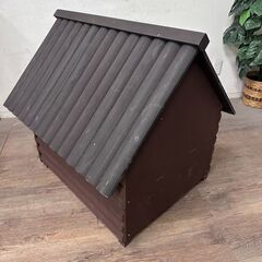 新品　　未使用　ログハウス風　犬小屋　ドッグハウス　の画像