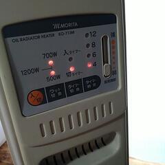 オイルヒーター　モリタ　MORITA    暖房　エアコン　ヒーターの画像