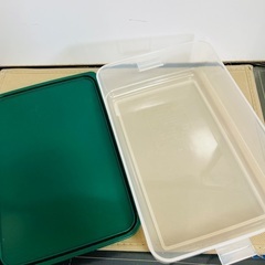 ピクニックセット タッパー 小皿 トレイ アウトドアの画像