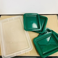 ピクニックセット タッパー 小皿 トレイ アウトドアの画像
