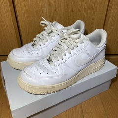 NIKE ナイキ エアフォース1 07 ロー ホワイト 27.0cm