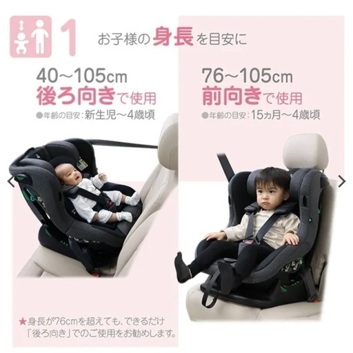 新品 未使用 チャイルドシート レジェプラスネクスト (ゆちゃ