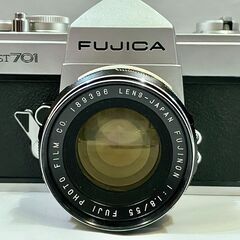 FUJICA ST701 フィルムカメラ 一眼レフ FUJINON F/1.8 55mm レンズ ケース セット の画像