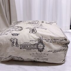 dog-fabric クッションタイプのベッド＆お散歩バッグの画像