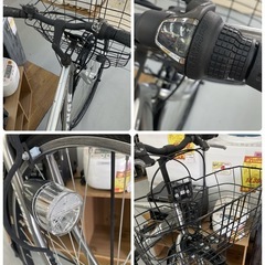 R074 ☀️クロスバイク自転車★ STRINGS ★27インチ★6段変速★LEDオートライトの画像