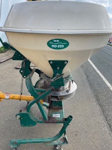 中古　ジャクン品ササキ ブロードキャスター MD-205.MD-305田畑元気 キャスター トラクター 肥料 散布 中古品