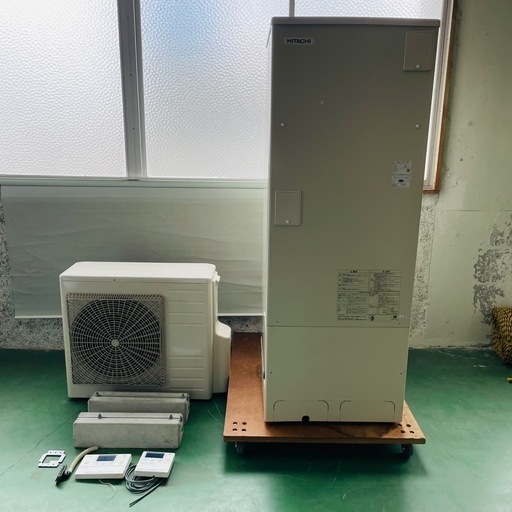 値下げ　NC1353 動作品 HITACHI  日立　家庭用ヒートポンプ給湯器　タンク容量370L 2022年製 エコキュート BHP-TA37T BHP-HA45T