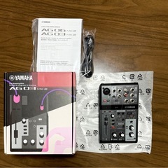 未使用YAMAHA AG03 MK2 USBオーディオインターフェース