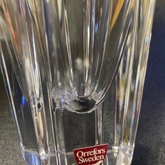 (お値下げ)Orrefors sweden 北欧ヴィンテージ　花瓶　クリスタルの画像