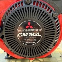 ガソリン　エンジン　MITSUBISHI　三菱　ミツビシ　GB182L 最大6馬力　セル付き　実働品　発動機　パーツ　部品　配線　の画像
