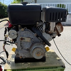 ガソリン　エンジン　MITSUBISHI　三菱　ミツビシ　GB182L 最大6馬力　セル付き　実働品　発動機　パーツ　部品　配線　の画像