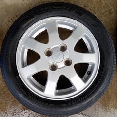ダイハツ　純正アルミホイール　155/65R14 サマータイヤの画像