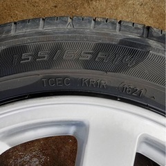 ダイハツ　純正アルミホイール　155/65R14 サマータイヤの画像