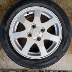 ダイハツ　純正アルミホイール　155/65R14 サマータイヤの画像