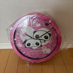 たれぱんだ　壁掛け時計