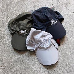 ALAYNA Fishing Cap gray キャップ フルフェイスカバーの画像