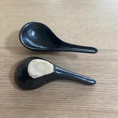 大きめの陶器のれんげ　7個の画像