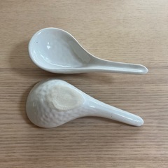 大きめの陶器のれんげ　7個の画像