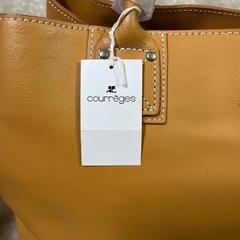 未使用・タグ付♪ クレージュ 牛革トートバッグ　ハンドバッグ　未使用　　の画像