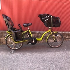 【京都発】京の楽チャリ　パナソニック　電動アシスト自転車　前後子...