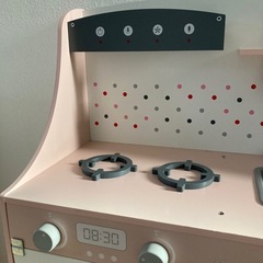 木製おままごとキッチンの画像