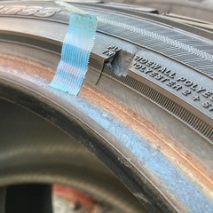 冬タイヤ20インチ　YOKOHAMA iG30 245/40R20 4本 冬タイヤ中古 20インチ アルファードエルグランドレクサスLSなどにの画像