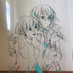 オリタケイさん 特大アクリルアート／展示会限定・一点ものの画像