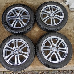ホンダ　純正アルミホイール　155/65R14 スタッドレスタイヤ
