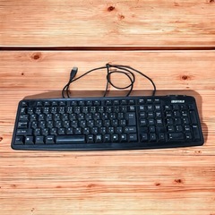 【バッファロー】USBキーボード✿BSKBU02✿PC