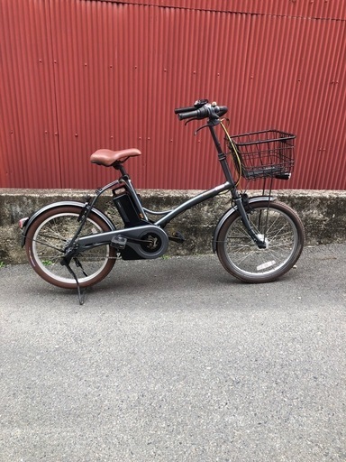【京都発】京の楽チャリ　パナソニック　電動アシスト自転車　グリッター　ガンメタ