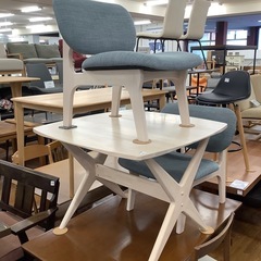 ニトリ ダイニング3点セット リラックスワイド【トレファク 川越店】