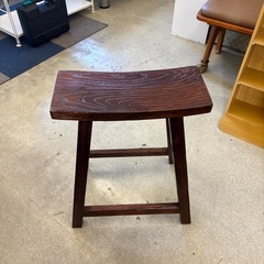 M2506-063 古民具　アンティーク　木製　椅子　キズ汚れ有り
