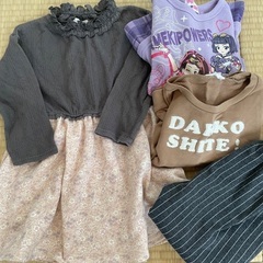 100女の子服4点セット