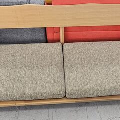 ３人掛けソファー　ナチュラル　幅(W)1850mm × 奥行(D...