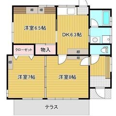 🏡海側　中庭有　人気の平屋戸建て　駐車場有(必須契約)　東区三苫🏡 - 福岡市