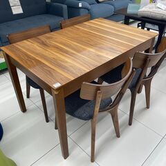 【トレファク イオンモール新瑞橋店】伸縮式ダイニング5点セットの...
