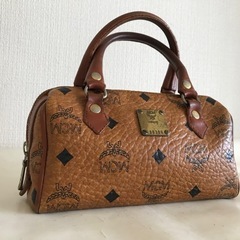 MCM エムシーエム ミニボストン ハンドバッグ