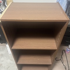 3段BOX茶色
