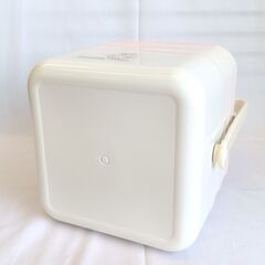【中古品】フルタイム 3段 ランチボックス 白/ピンク ピクニック用 お弁当箱の画像
