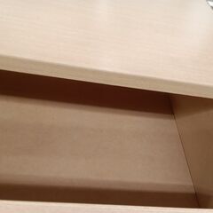 *お値段見直しました*★ジモティ割あり★  チェスト ベージュ W74×D37×H54.5 クリーニング済み TC9027の画像