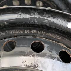 札幌近郊！ダイハツ純正　14インチ　鉄チンホイール・ホイールカバー　中古品の画像