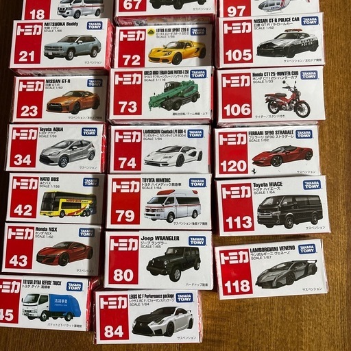新品 トミカ ミニカー 未開封 かぶりなし 26台 まとめ売り